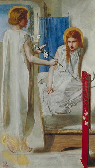 Dante Gabriel Rossetti The Annunciation oil painting image